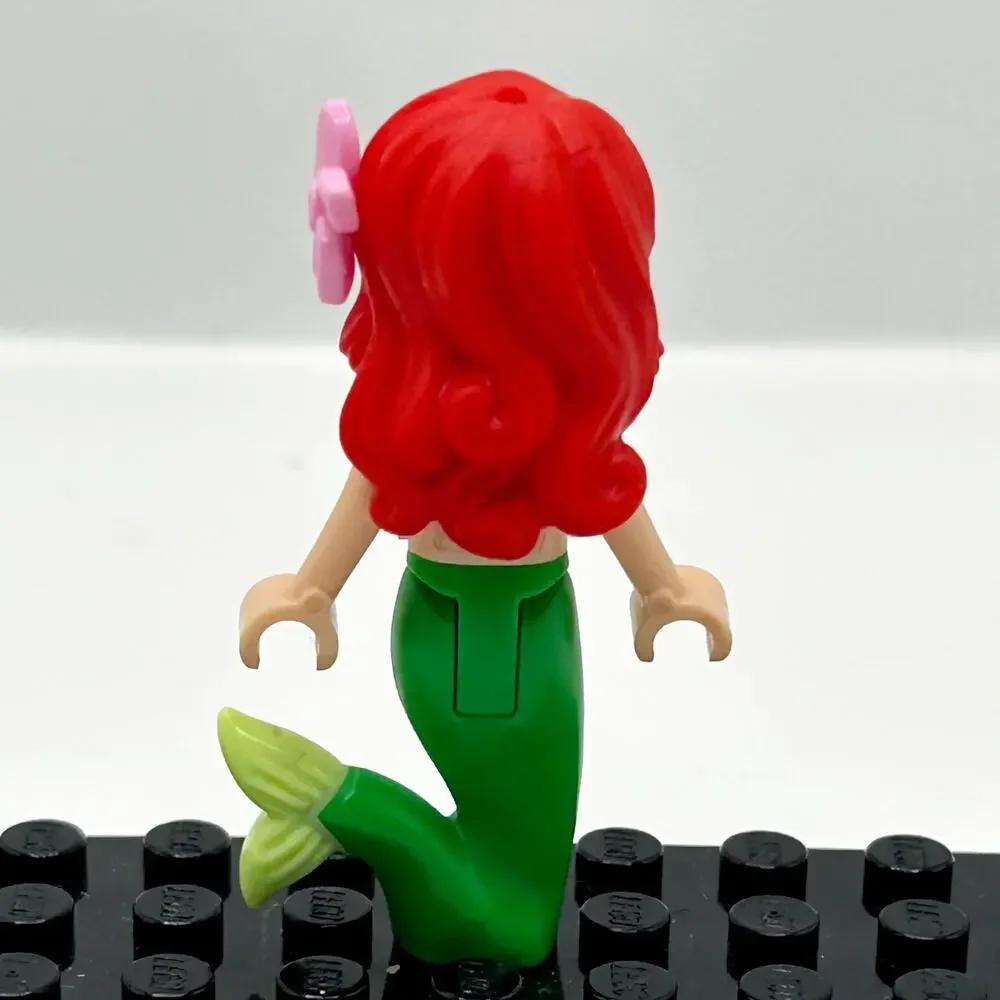 LEGO Disney Princess Ariel Mermaid Minifigure - Pink Top, Flower in Hair 10765
